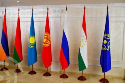 Флаги стран ОДКБ