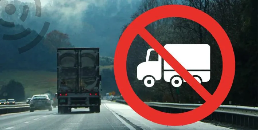 в Бишкеке начнёт действовать временное ограничение на движение грузового транспорта