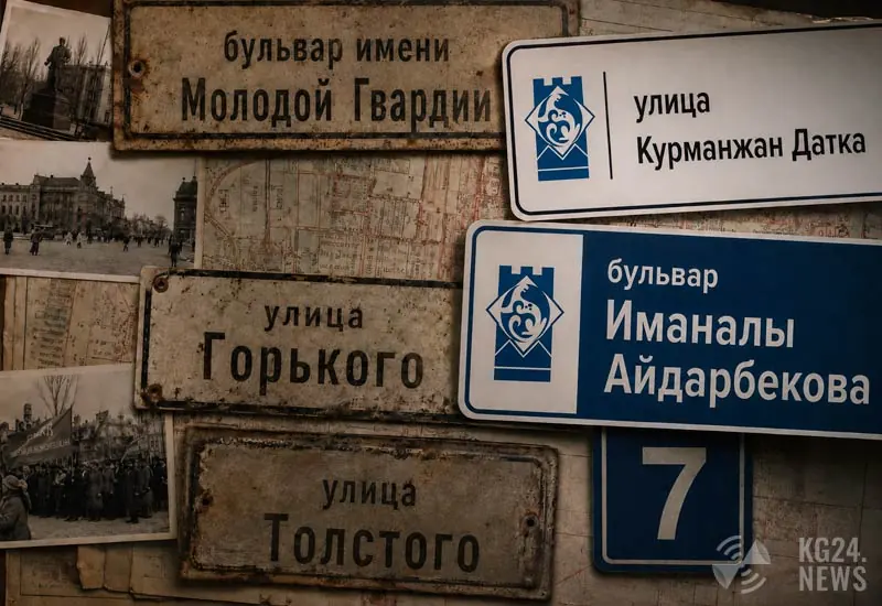 Переименование улиц в Бишкеке