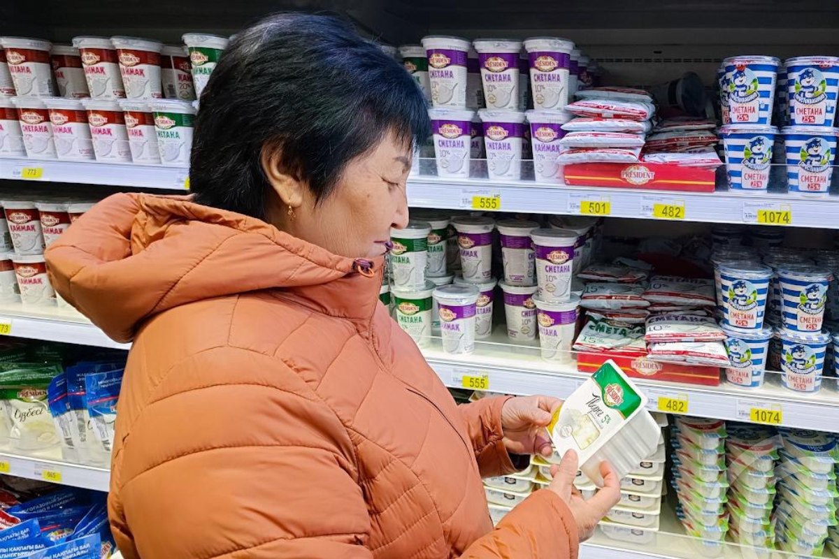 Выбор продуктов в супермаркете