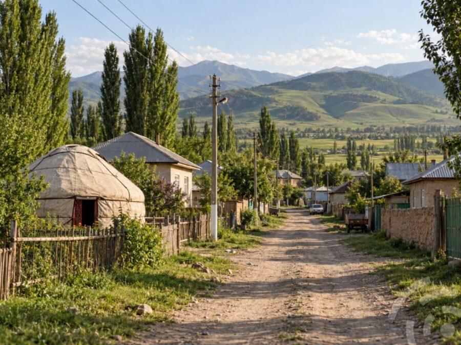 Село в Кыргызстане