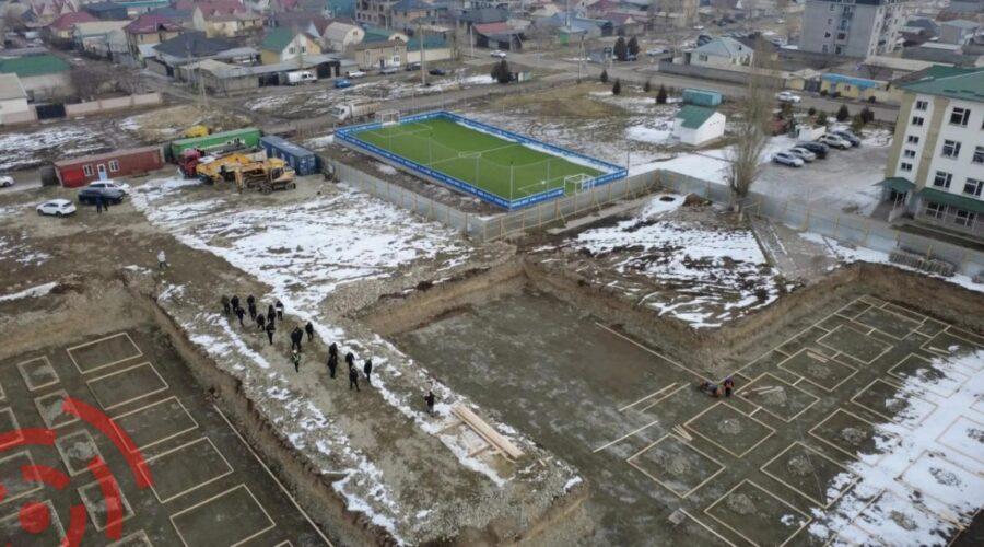 фото нового учебного корпуса школы №91 в жилмассиве «Кара-Жыгач»