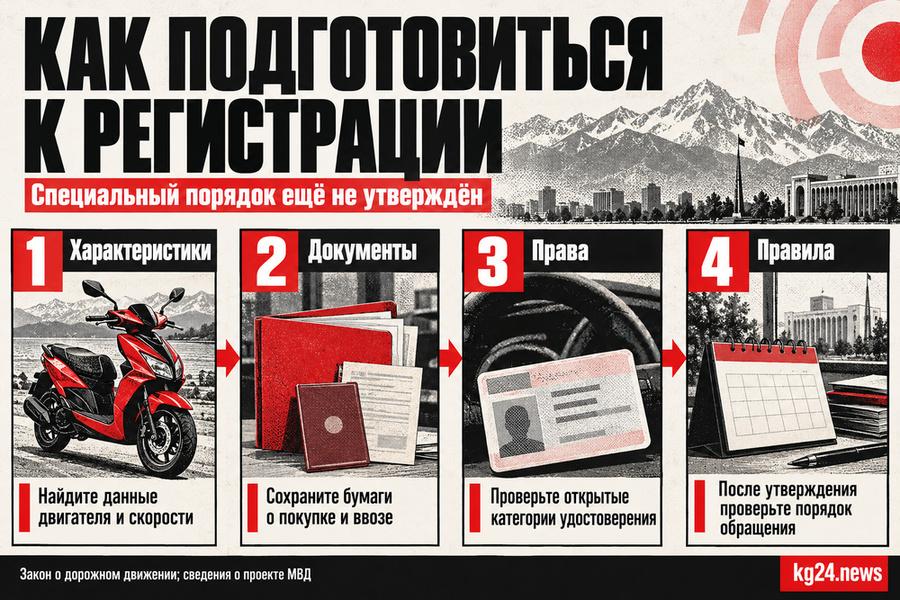 Шаги подготовки к регистрации мопеда без документов